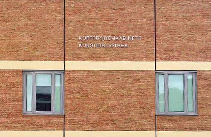 Biblioteca di arte a Berlino.
